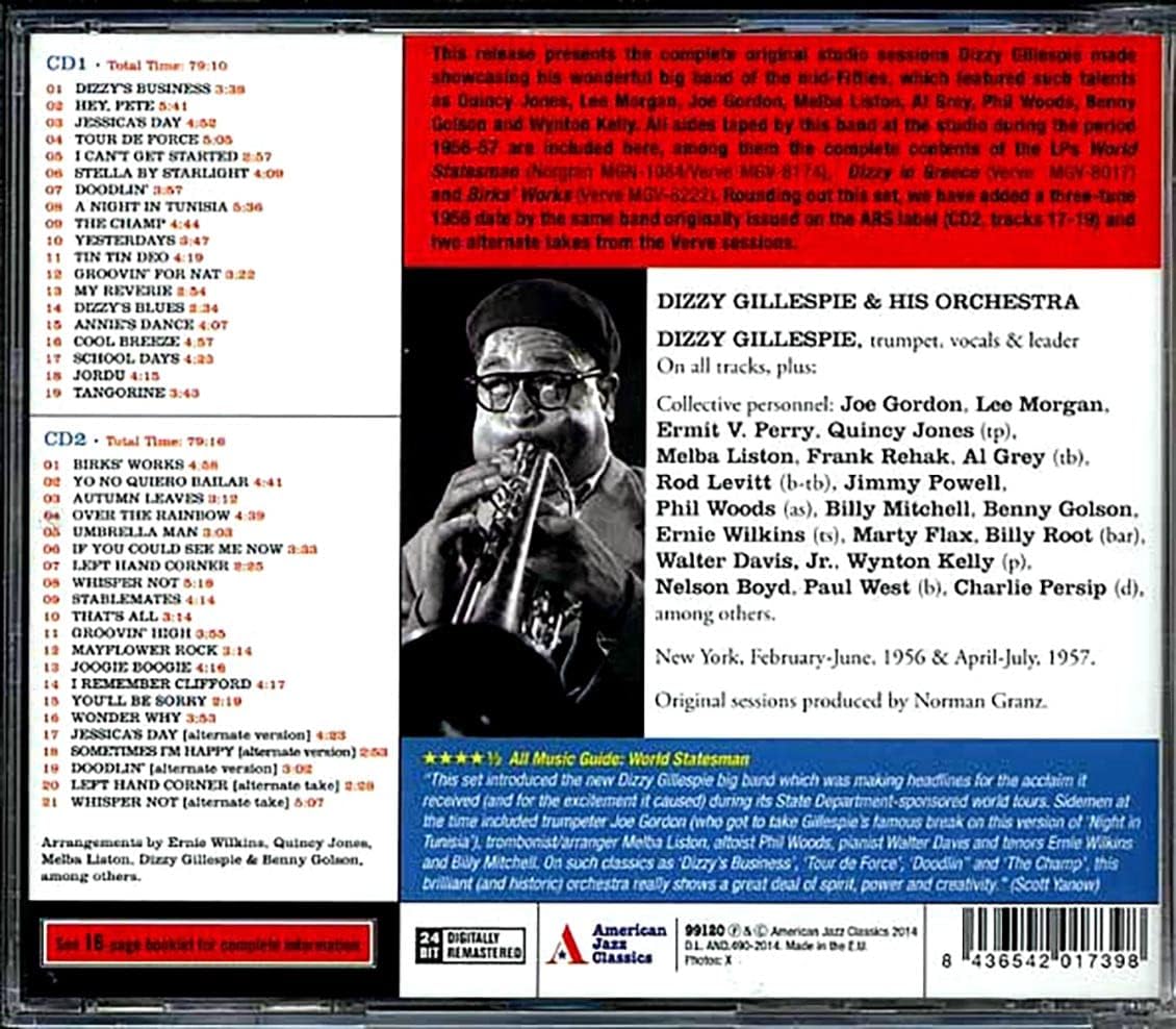 The Complete 1956-57 Studio Sessions - Dizzy Gillespie Big Band