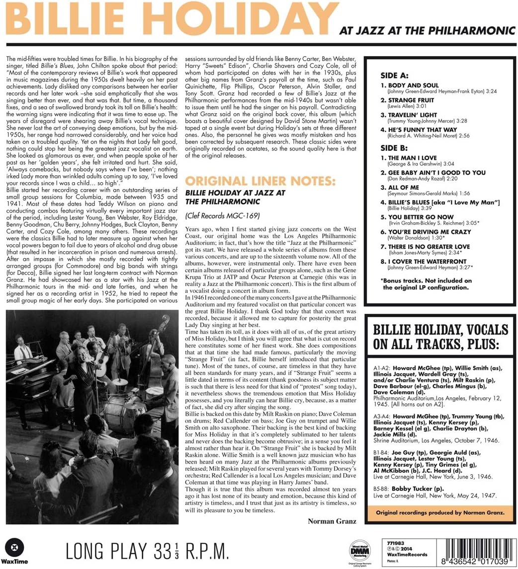 At Jazz at the Philharmonic + 4 Bonus r