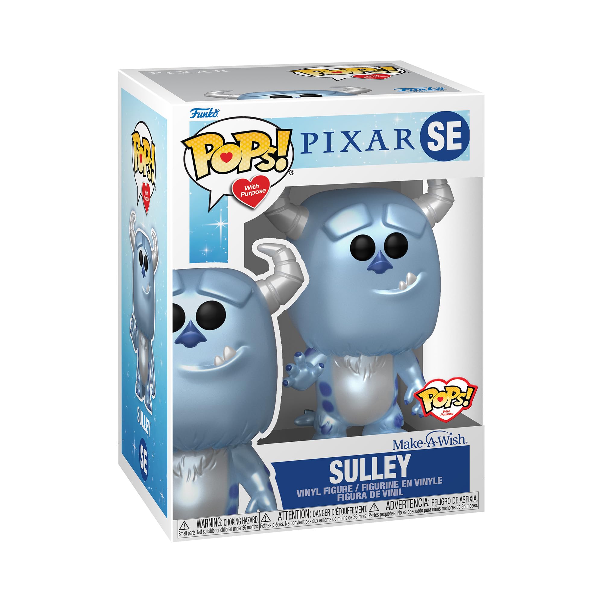 Funko POP! Disney: Make a Wish 2022 - Sulley - (Metallic) - Monsters Inc - Collectable Vinyl Figure - Gift Idea - Official Merchandise - Toys for Kids & Adults - Movies Fans