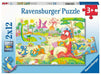 Ravensburger Kinderpuzzle - Lieblingsdinos- 2x12 Teile Puzzle für Kinder ab 3 Jahren