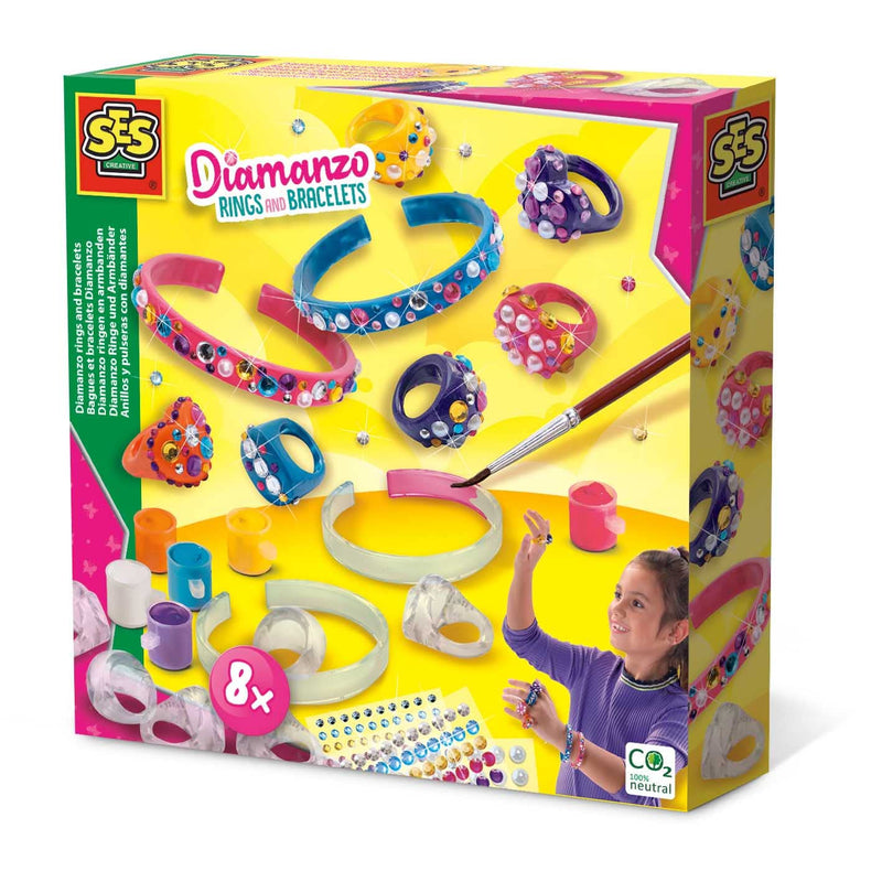 SES Creative - Diamanzo rings and bracelets - (S14706