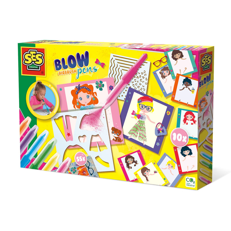 SES Creative 14709 Blow Airbrush Pens - Fashion Designer