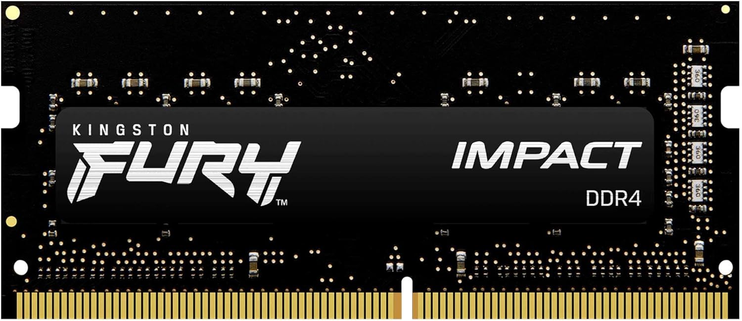 Kingston FURY Impact 32 GB (2 x 16 GB) 3200MHz DDR4 CL20 Laptop Memory Kit of 2 KF432S20IBK2/32