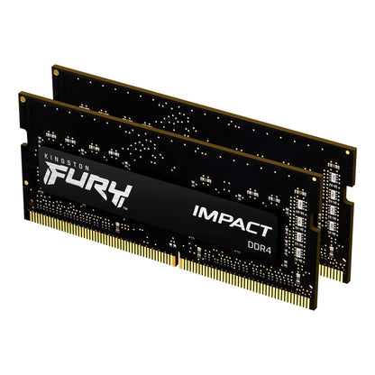 Kingston FURY Impact 32 GB (2 x 16 GB) 3200MHz DDR4 CL20 Laptop Memory Kit of 2 KF432S20IBK2/32