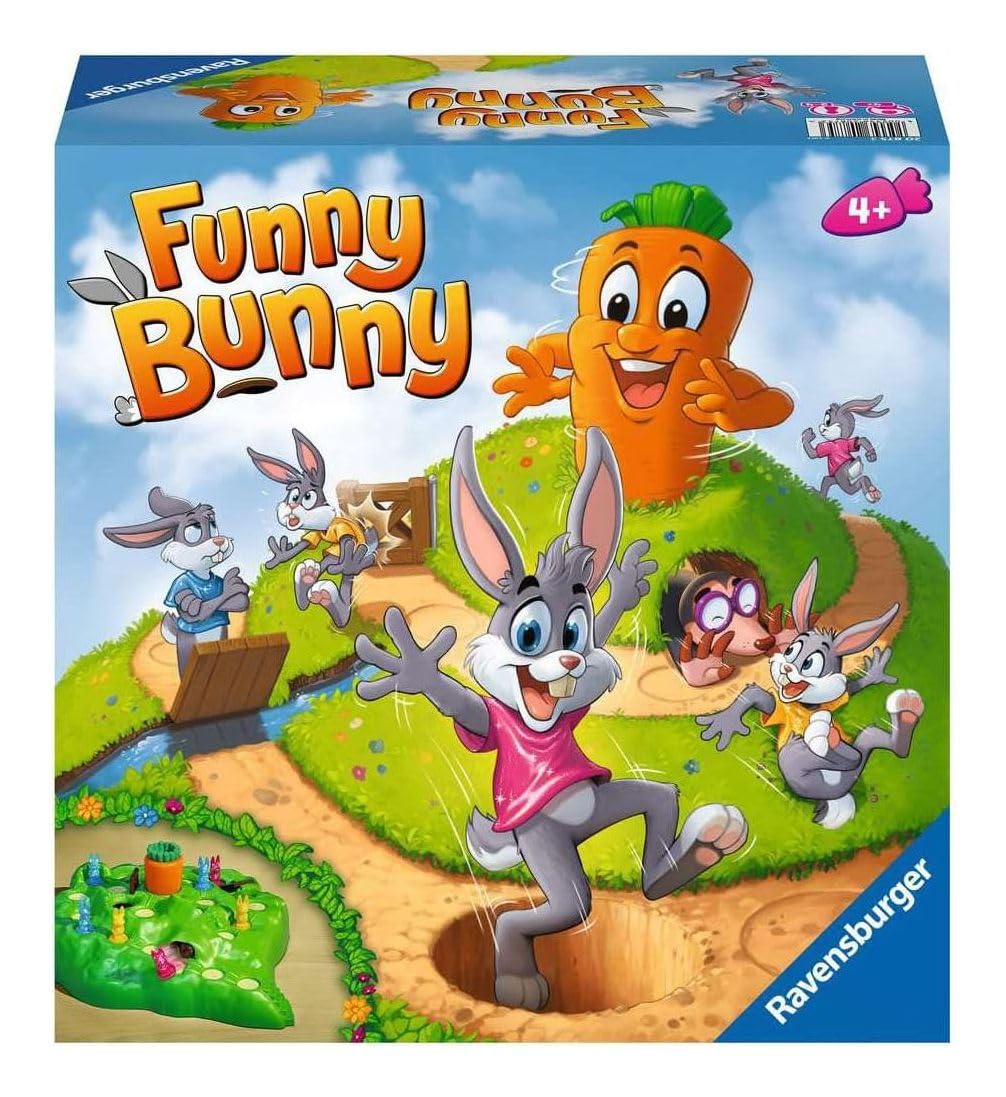 Ravensburger - Funny Bunny Deluxe (10620875), Ravensburger - Divertente Bunny Deluxe (10620875), Ravensburger - Funny Bunny Deluxe (10620875), Negro, Ravensburger - Funny Bunny Deluxe (10620875)