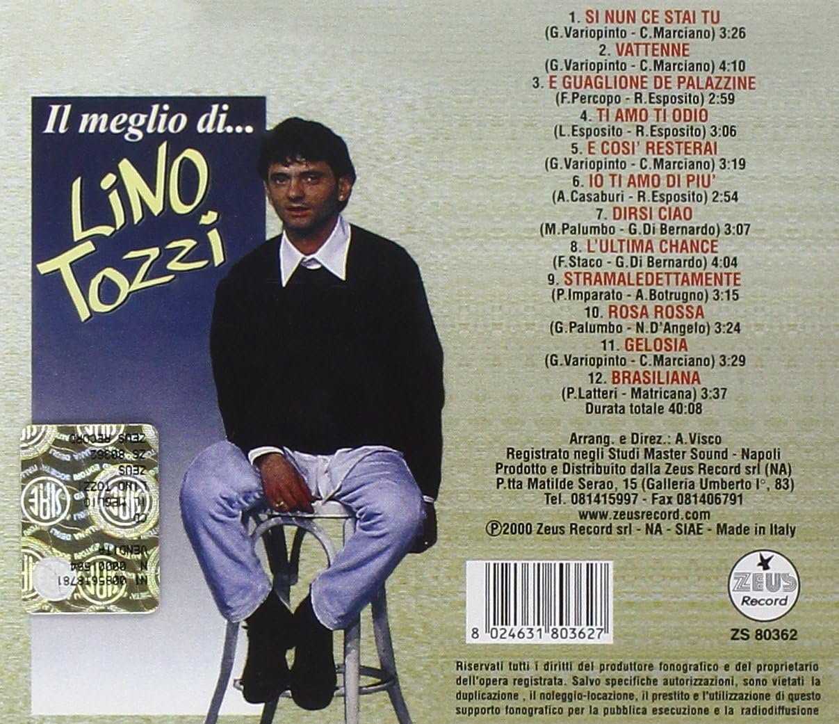 Il Meglio Di...Lino Tozzi