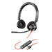 Plantronics – Blackwire 3320 USB-A (Poly) – Wired, Dual-Ear (Stereo) Headset with Boom Mic – USB-A to connect to your PC and/or Mac – Works with Teams, Zoom, & more