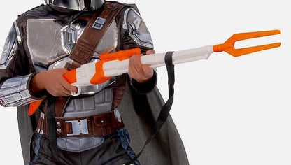 Rubies Blaster The Mandalorian para Adultos, Arma para Disfraz, Complemento para Disfraz, Accesorio, Licencia Oficial Star Wars para Fiestas, Disfraces, Carnaval, Cosplay