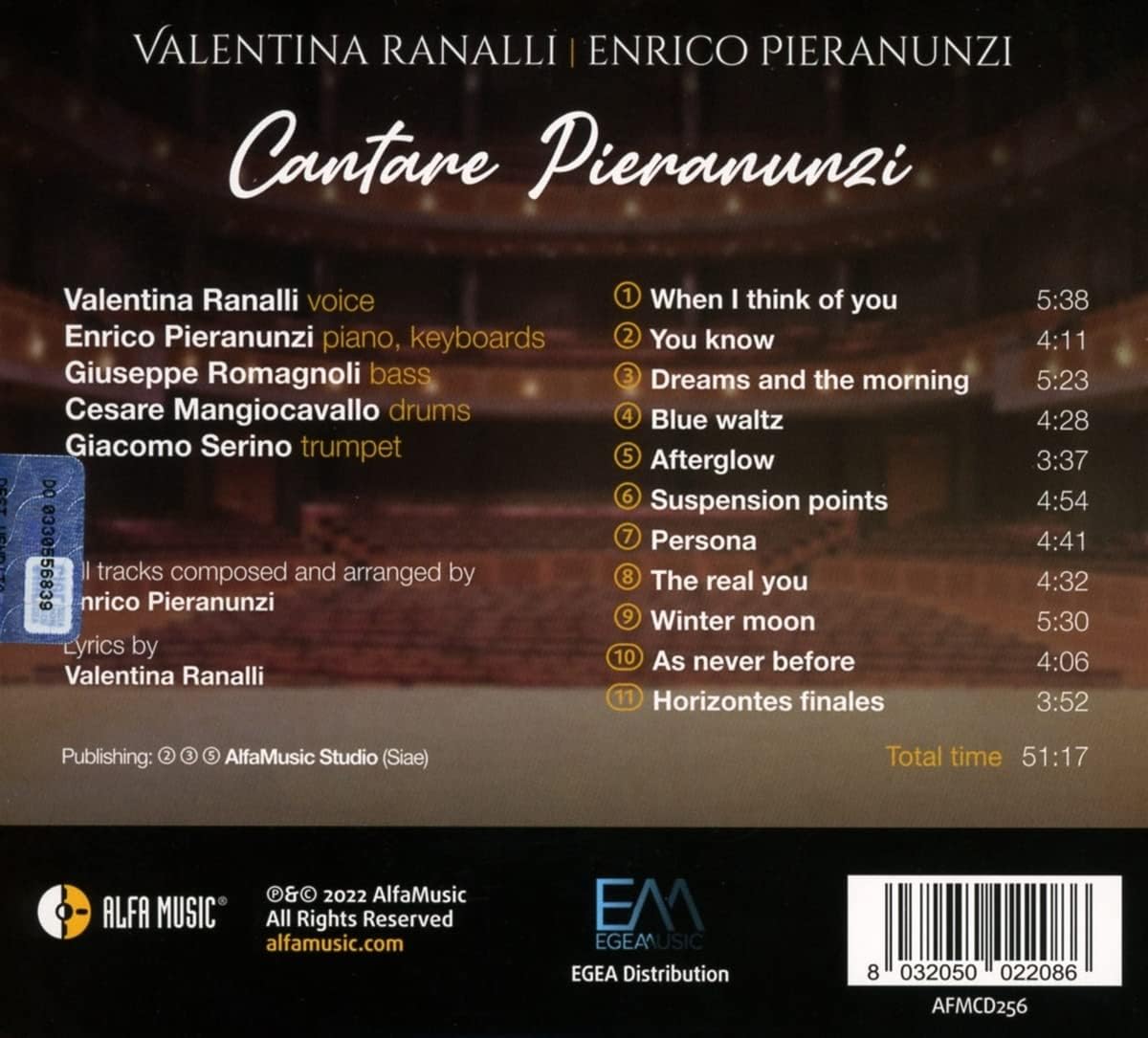 Cantare Pieranunzi