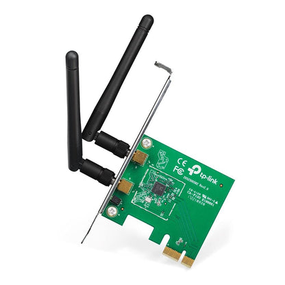 TP-Link 300 Mbps Wireless N PCI Express Adapter, PCIe Network Interface Card for Desktop, Low-Profile Bracket Included, Supports Windows 10/8.1/8/7 & Linux,Black (TL-WN881ND