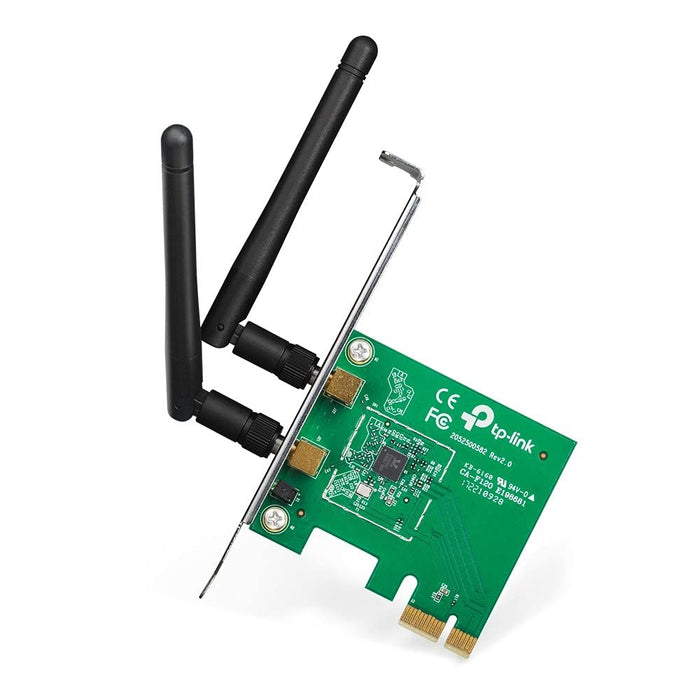 TP-Link 300 Mbps Wireless N PCI Express Adapter, PCIe Network Interface Card for Desktop, Low-Profile Bracket Included, Supports Windows 10/8.1/8/7 & Linux,Black (TL-WN881ND