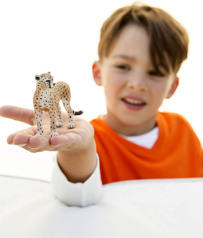 Schleich Wild Life, Animal Figurine, Animal Toys for Boys and Girls 3-8 years old, Female Cheetah