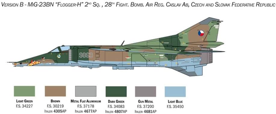Italeri Mig-23Bn / Mig 27D Flogger