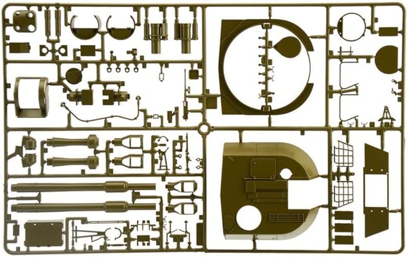 Italeri -6589 M109 A2/A3/G, 1:35 Scale, Model Kit, Plastic Model, Green Color, IT6589