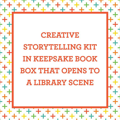 Petit Collage Little Library Storytelling Box