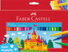 FABER-CASTELL - Felt Tip Pen Castle Pack of 50 in Cardboard Box (554204), Black