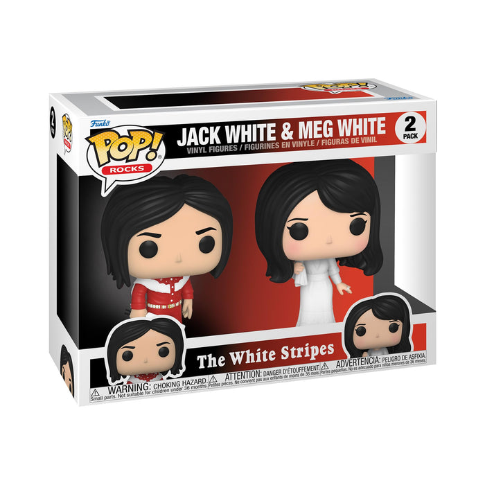 Funko POP! Rocks: the Meg White Stripes 2pk - Collectable Vinyl Figure - Gift Idea - Official Merchandise - Toys for Kids & Adults - Music Fans - Model Figure for Collectors and Display