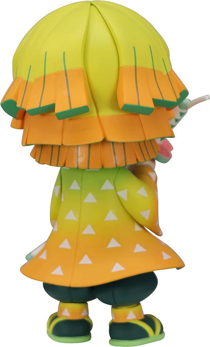 Furyu Demon Slayer: Kimetsu no Yaiba: Zenitsu Agatsuma Toonzie Figure, Multicolor