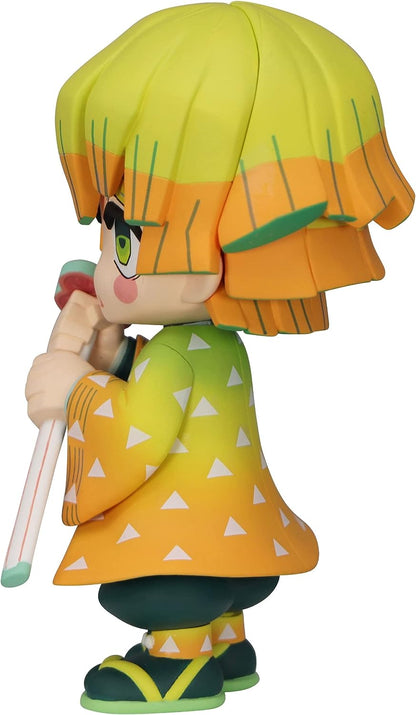 Furyu Demon Slayer: Kimetsu no Yaiba: Zenitsu Agatsuma Toonzie Figure, Multicolor
