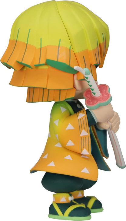 Furyu Demon Slayer: Kimetsu no Yaiba: Zenitsu Agatsuma Toonzie Figure, Multicolor