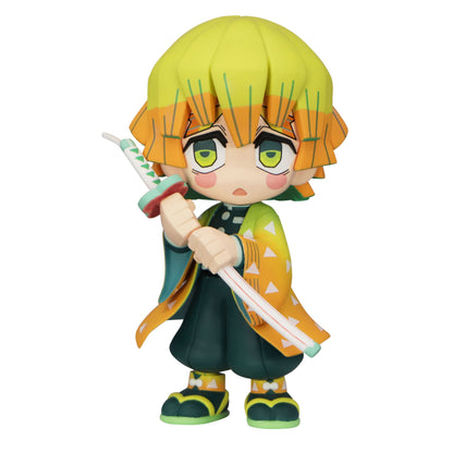 Furyu Demon Slayer: Kimetsu no Yaiba: Zenitsu Agatsuma Toonzie Figure, Multicolor