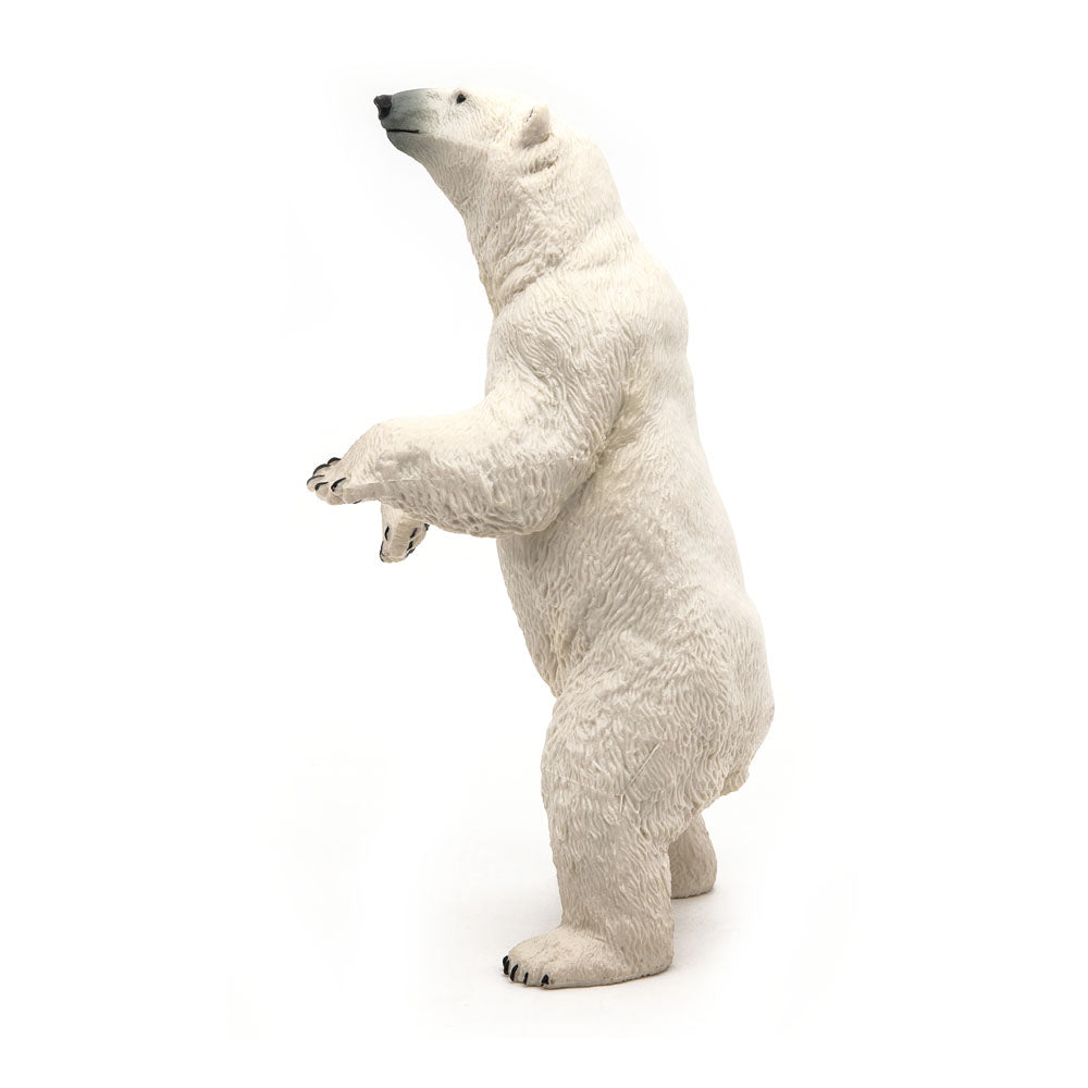 PAPO Wild Animal Kingdom Standing Polar Bear Toy Figure, White (50172)
