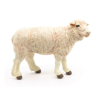 PAPO Farmyard Friends Merinos Sheep Toy Figure, White (51041)