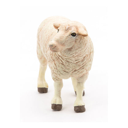 PAPO Farmyard Friends Merinos Sheep Toy Figure, White (51041)