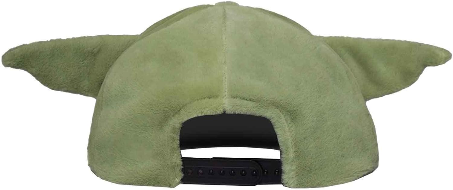 The Mandalorian Novelty Baseball Cap Grogu Official Green Kids Snapback Size One Size