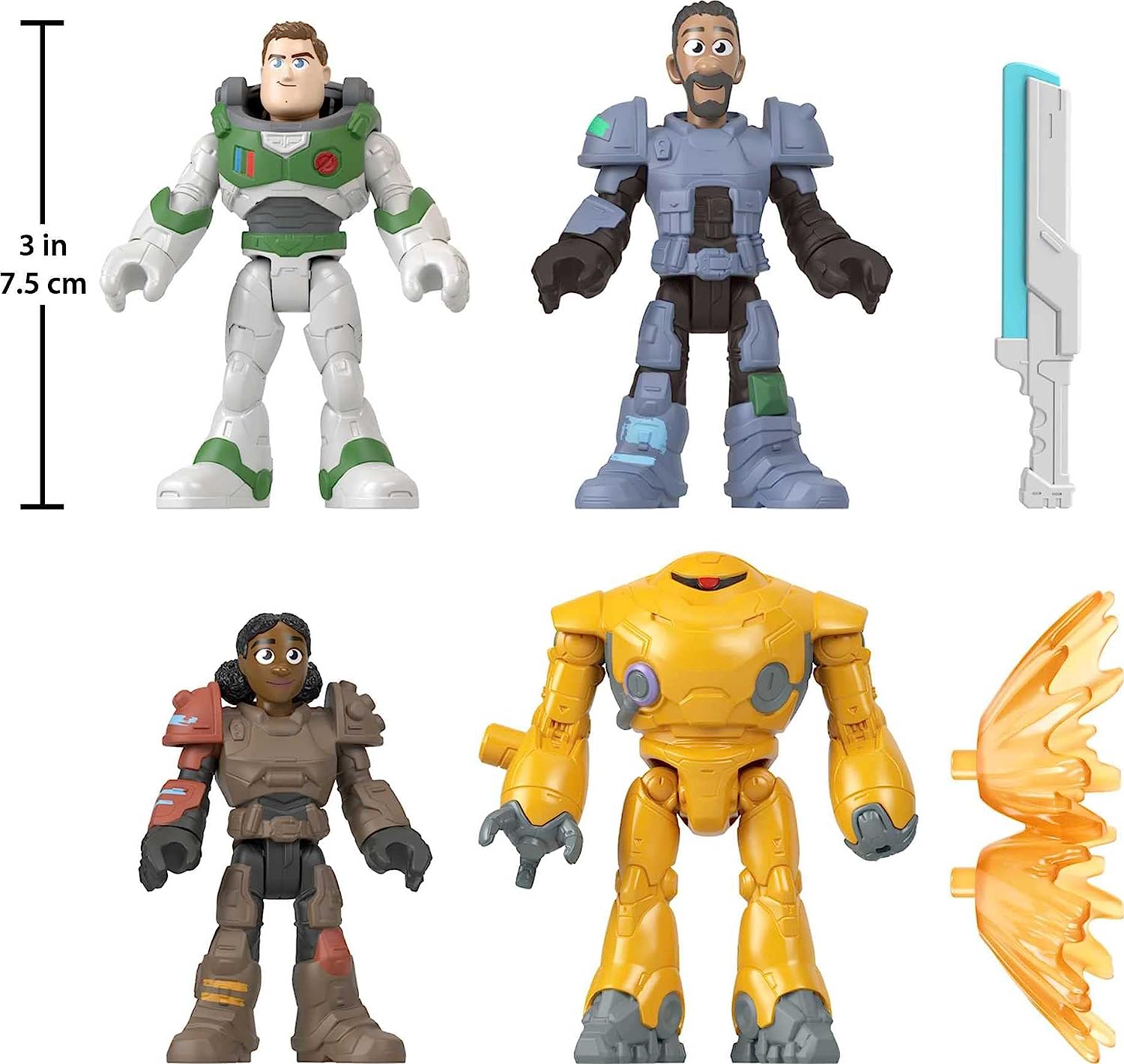 Fisher-Price - Lightyear - Multipack Junior Zap Patrol - 4 mini actiefiguren met accessoires - Vanaf 3 jaar - HGT27