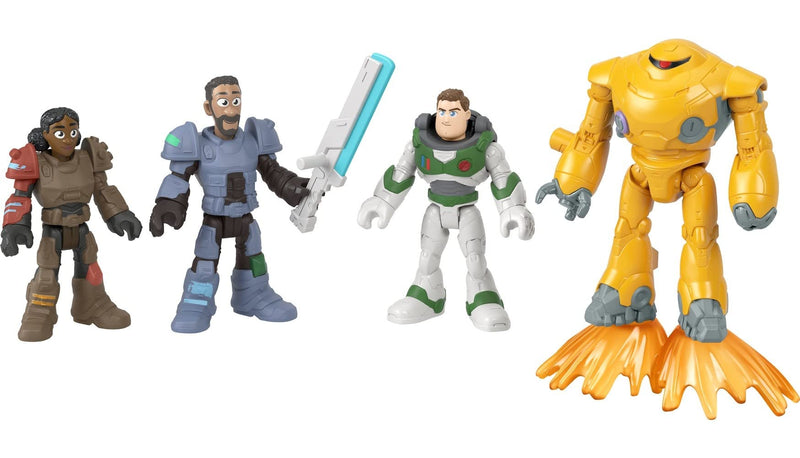 Fisher-Price - Lightyear - Multipack Junior Zap Patrol - 4 mini actiefiguren met accessoires - Vanaf 3 jaar - HGT27
