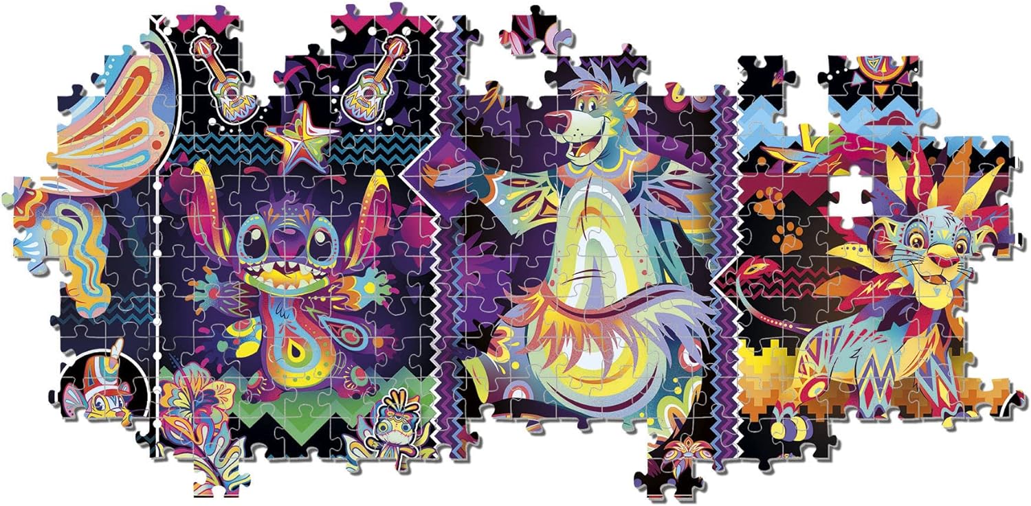 Clementoni 39659 Classics 1000pzs Does not apply Disney Joys Panorama 1000 Pieces, Made In Italy, Jigsaw Puzzle For Adults, Multicolor