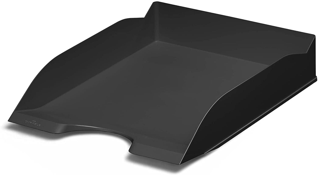 Durable 775601 Letter Trays Eco A4 Blue Angel Certified Pack of 1 Black