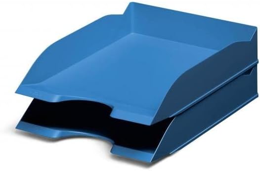 Durable 775601 Letter Trays Eco A4 Blue Angel Certified Pack of 1 Black