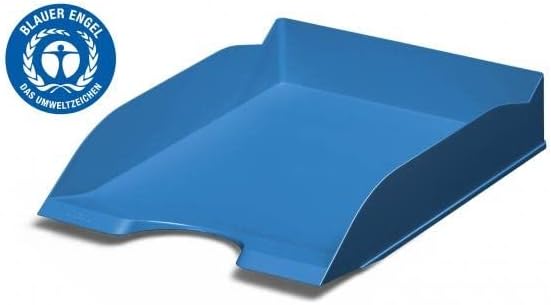 Durable 775601 Letter Trays Eco A4 Blue Angel Certified Pack of 1 Black