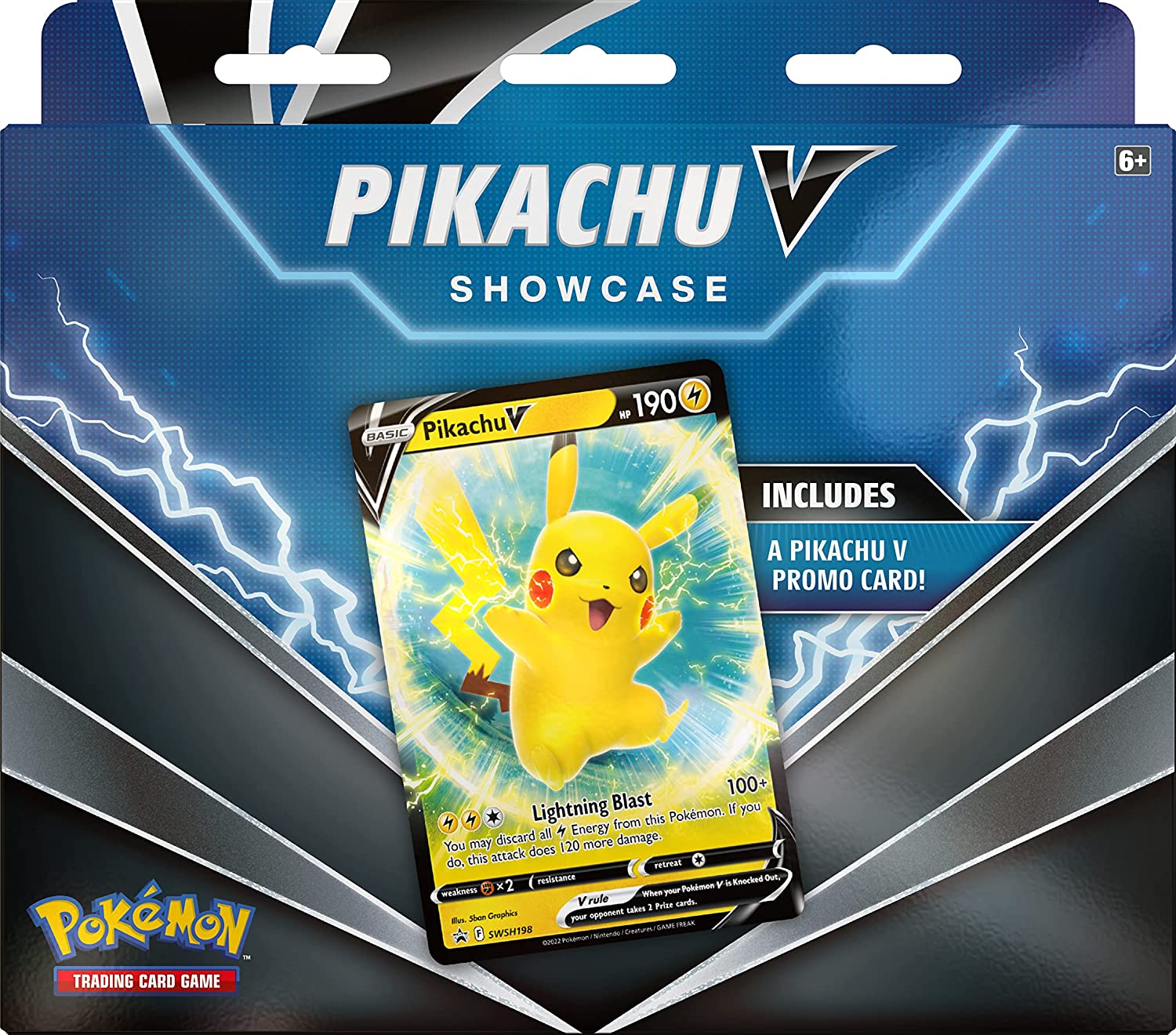 Pokémon TCG: Pikachu V Showcase Box (1 Foil Promo Card & 3 Booster Packs) & TCG: Boltund V Showcase Box (1 Foil Promo Card & 3 Booster Packs) + TCG: Boltund V Showcase Box