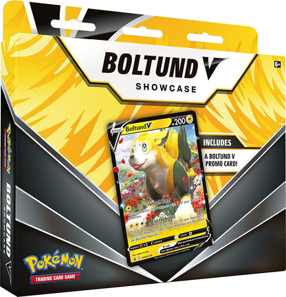 Pokémon TCG: Pikachu V Showcase Box (1 Foil Promo Card & 3 Booster Packs) & TCG: Boltund V Showcase Box (1 Foil Promo Card & 3 Booster Packs) + TCG: Boltund V Showcase Box