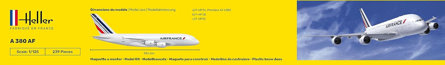 HELLER JOUSTRA Model Aircraft Starter Kit: A 380 AF