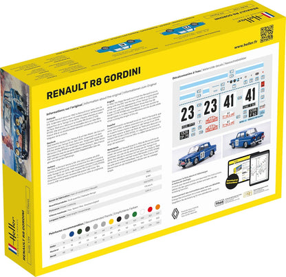 Heller- Renault R8 Gordini Maqueta, Color Gris, Mittel (80700