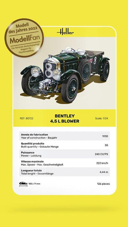 Heller HEL80716 Bentley Model Kit, Various