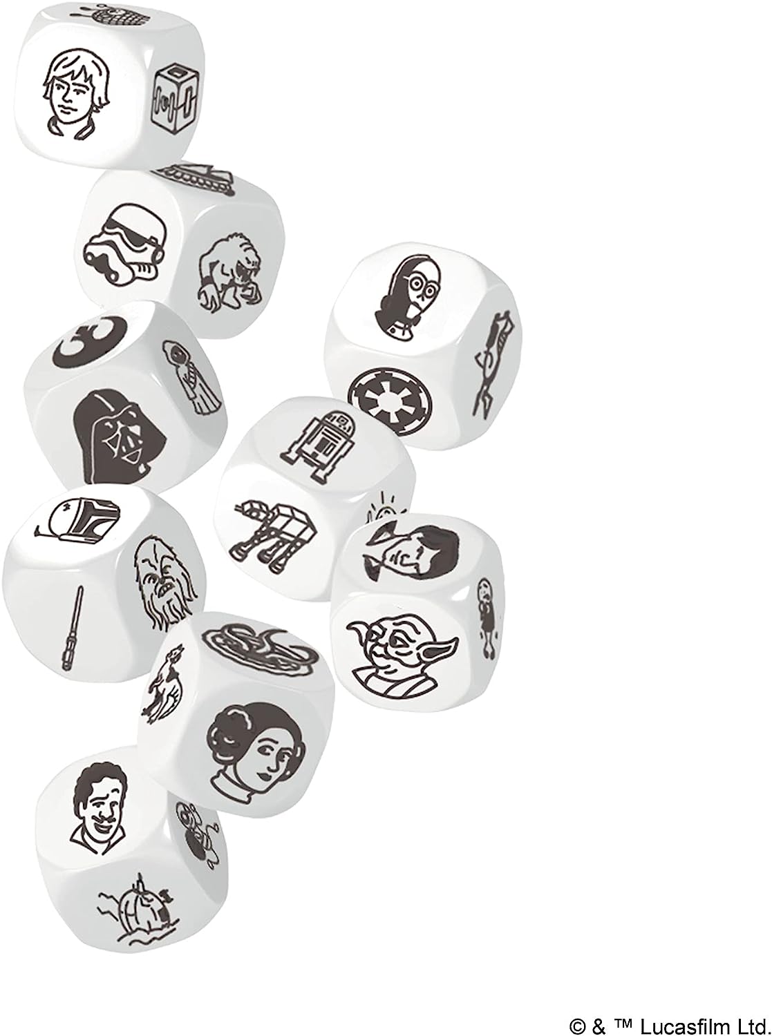 enigma distribution benelux b.v. Rory's Story Cubes Star Wars NL/FR - Dice Game - Special Star Wars Edition - For Star Wars fans