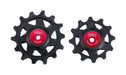 BBB Cycling Ceramic Derailleur Rear Jockey Wheel Pulleys | 12-speed | SRAM MTB System Compatible | RollerBoys Ceramic 12T-14T BDP-17