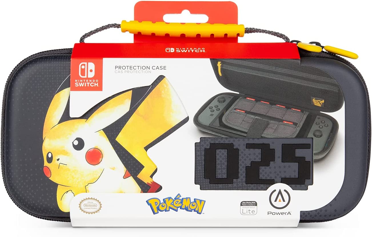 PowerA Protection Case for Nintendo Switch - OLED Model, Nintendo Switch or Nintendo Switch Lite - Pikachu 025