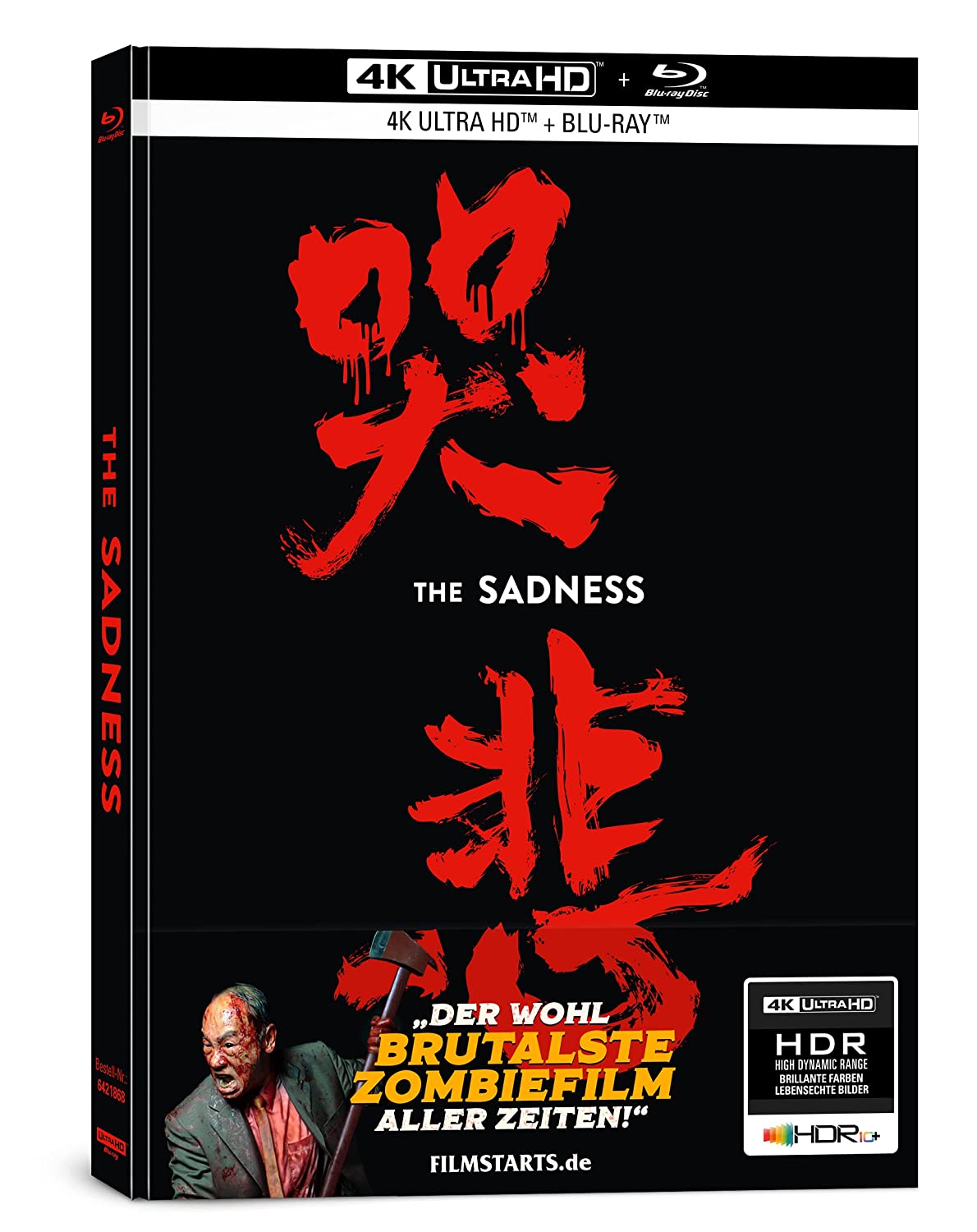 The Sadness (uncut) - 2-Disc Limited Collector's Edition im Mediabook (UHD Blu-ray + Blu-ray)