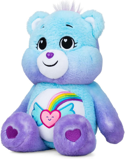 Care Bears ‎22425 35cm Medium Plush Dream Bright Bear, Collectable Cute Plush Toy, Cuddly Toys for Children, Soft Toys for Girls and Boys, Cute Teddies Suitable for Girls and Boys Aged 4 Years +