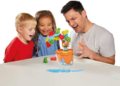 TOMY Pile Up Pirates Stacking Game, Children's Action Board Game, Family & Preschool Kids Game, Action Game for Children 5, 6, 7 & 8 Year Old Boys & GIrls & Adults