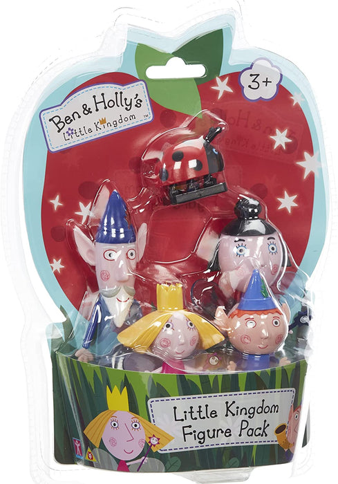 Ben & Holly Collectable 5 Figure Pack, Ben and Holly's little kingdom, wise old elf, nanny plum, imaginative play & Ben and Holly's Little Kingdom: Little Library Little Kingdom