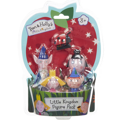 Ben & Holly Collectable 5 Figure Pack, Ben and Holly's little kingdom, wise old elf, nanny plum, imaginative play & Ben and Holly's Little Kingdom: Little Library Little Kingdom