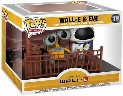 Funko POP! Moment: Wall-E - Wall-E & Eve - Collectable Vinyl Figure - Gift Idea - Official Merchandise - Toys For Kids & Adults - Movies Fans - Model Figure For Collectors And Display