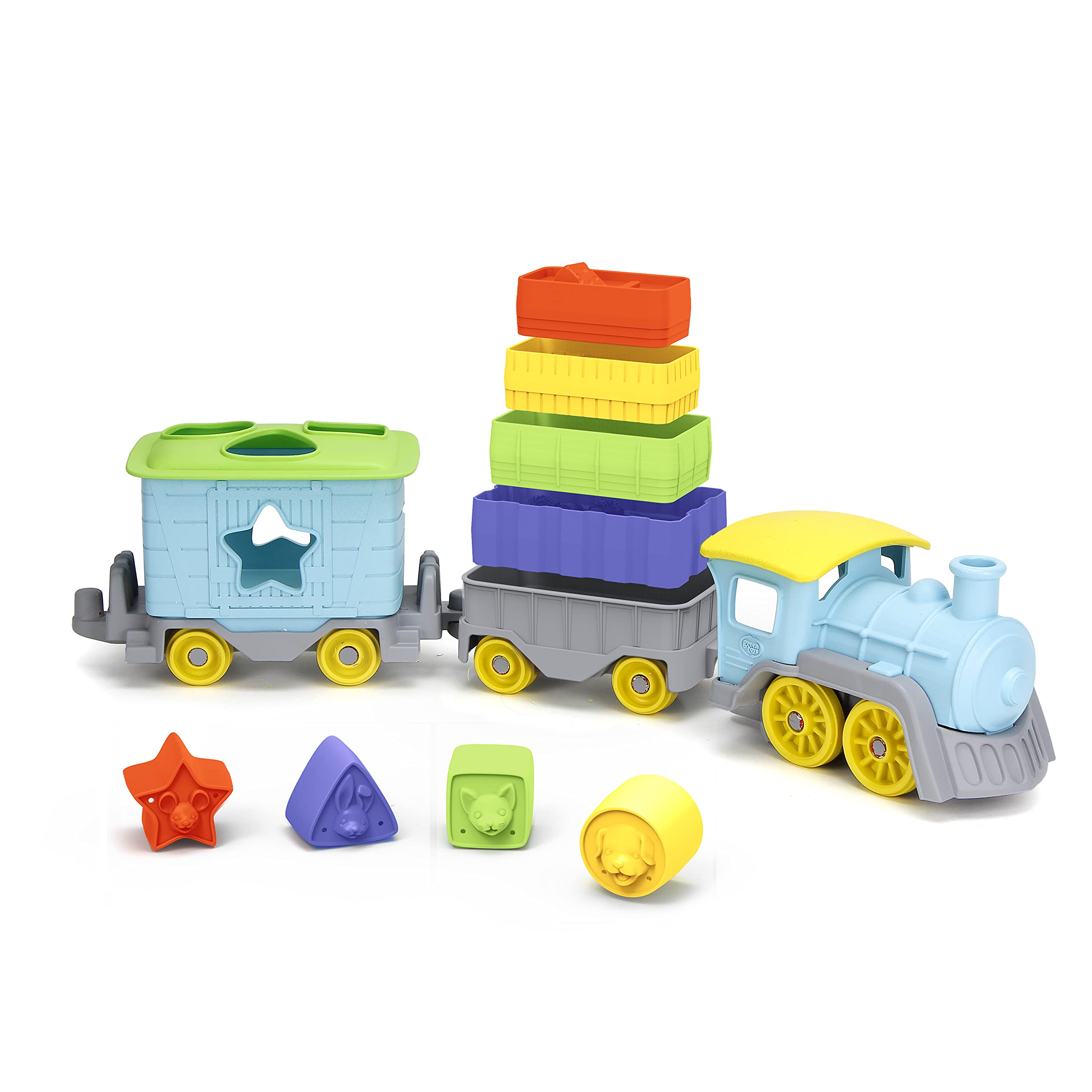 Green Toys: Stack & Sort Train (TNSS-1460